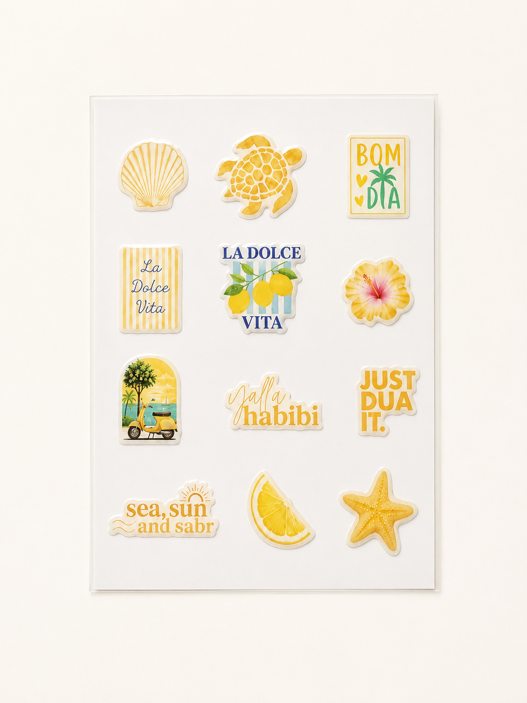 đ Planche de sitckers Dolce Vita